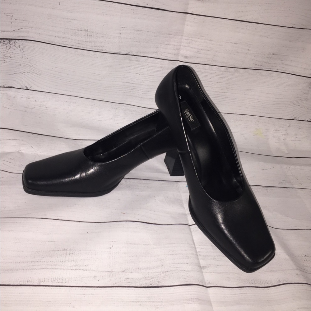 Mossimo leather upper heels Sz 8.5 - Picture 4 of 9